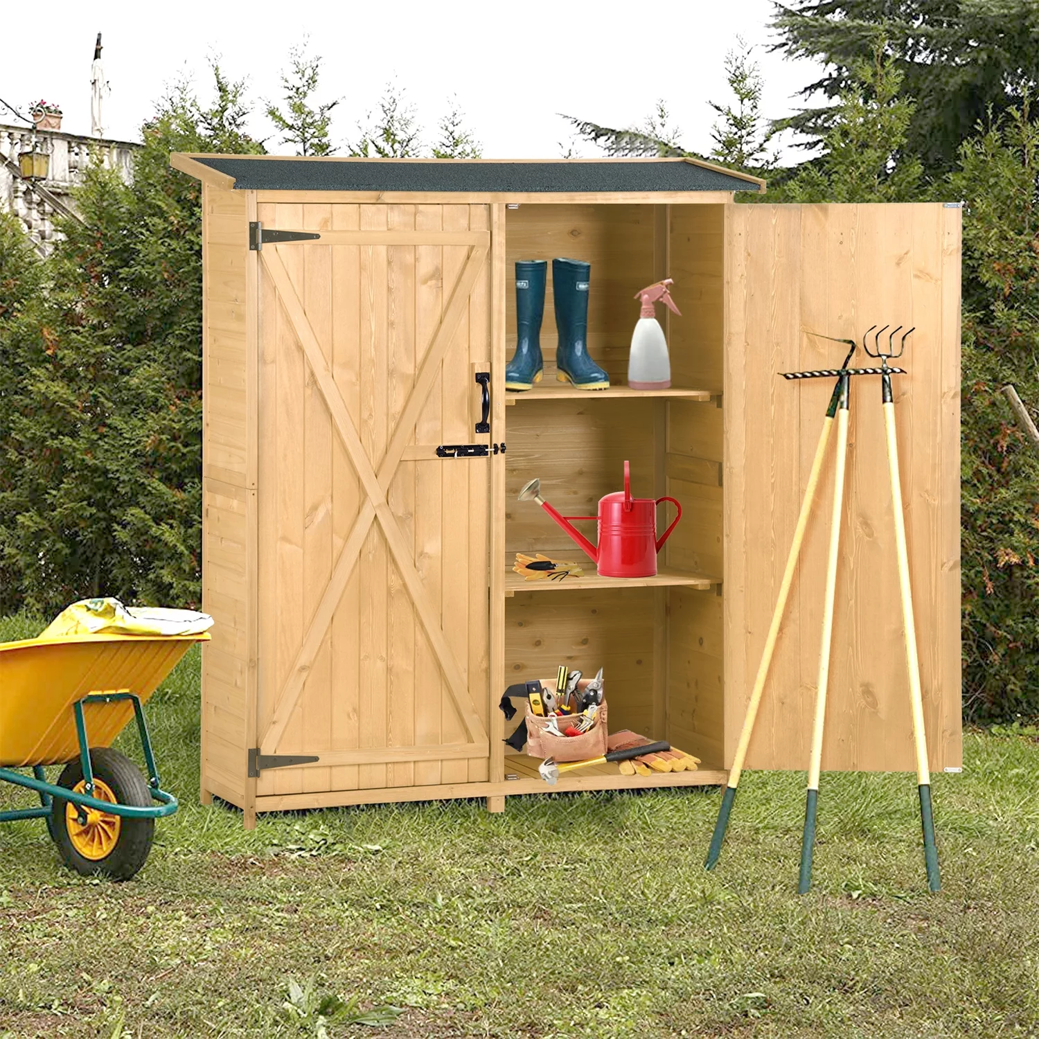 garden tool storage