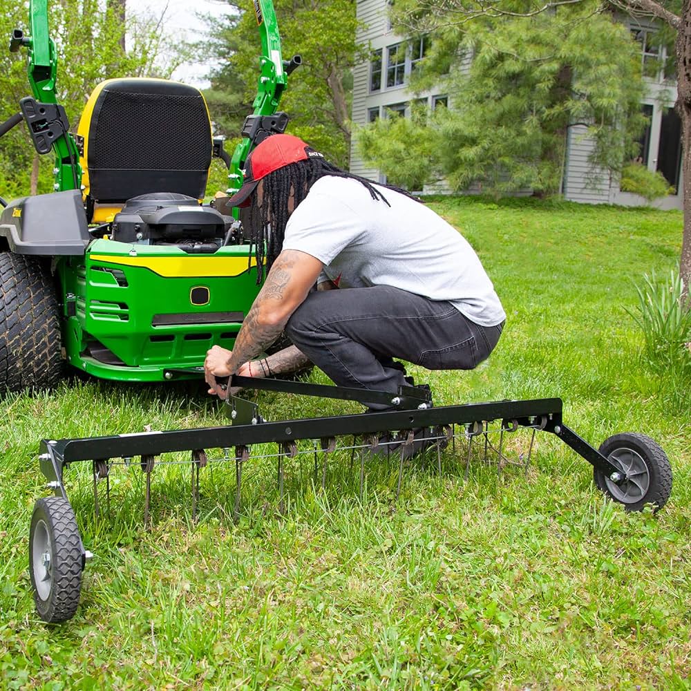 pull behind yard rake