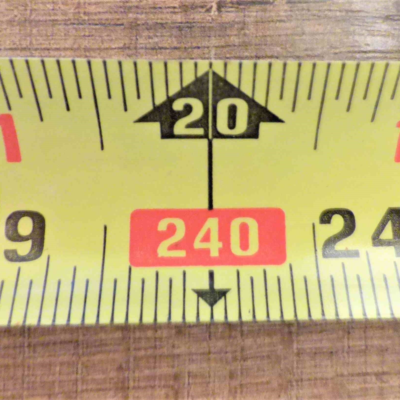 reading a tape measure