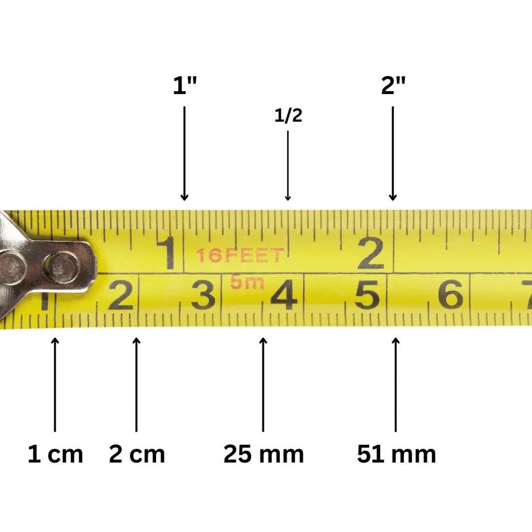 3/8 on a tape measure