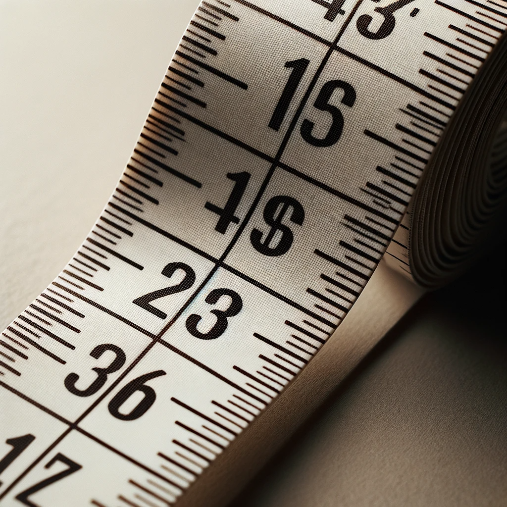 full tape measure marks