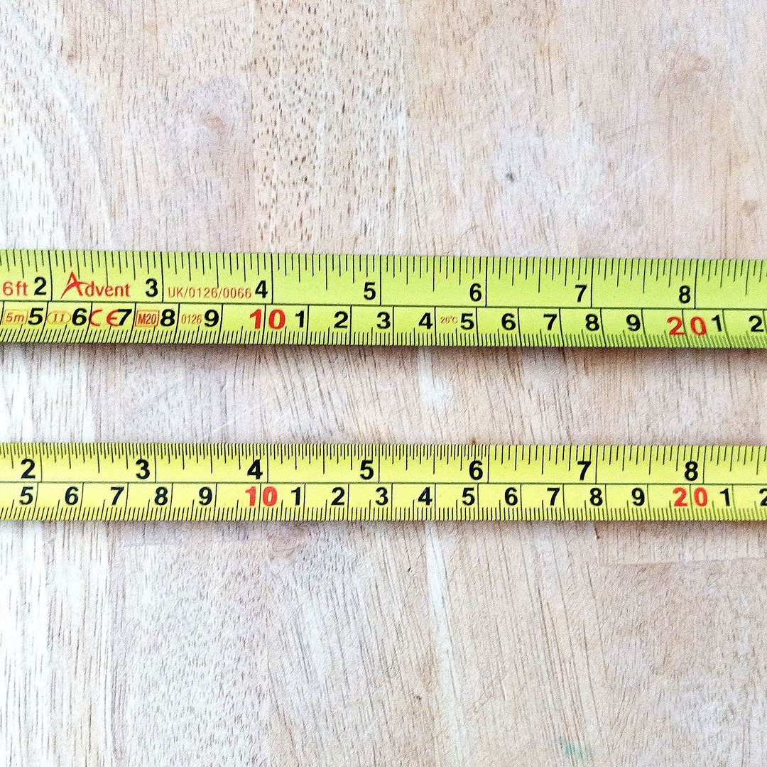 3/16 on tape measure