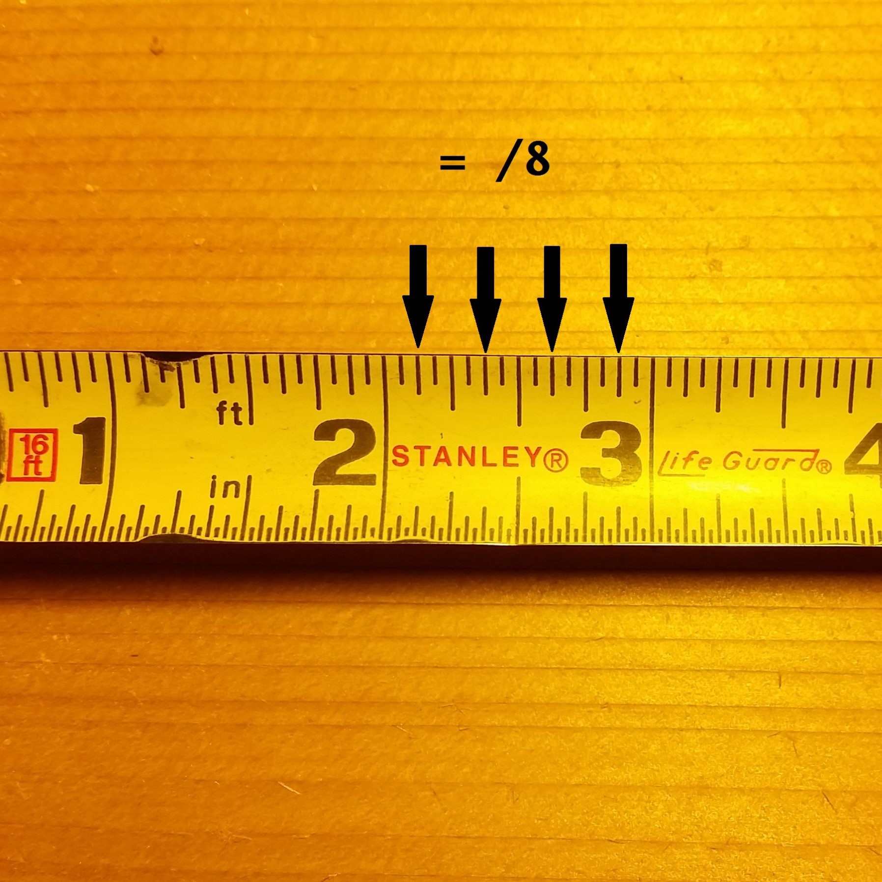 tape measure in inches
