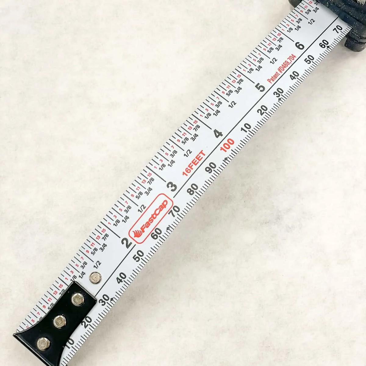 inches on a tape measure