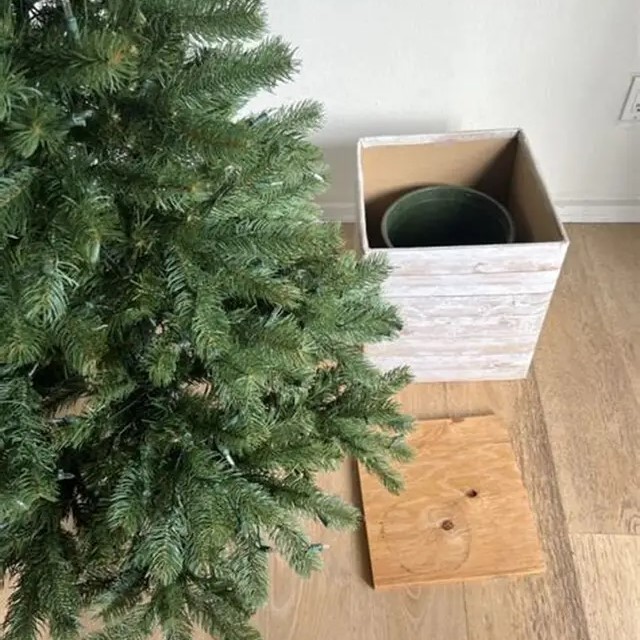 christmas tree box stand