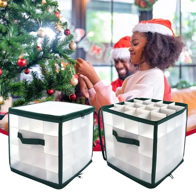 christmas ornament storage box
