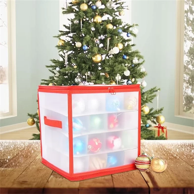 christmas ornament storage box