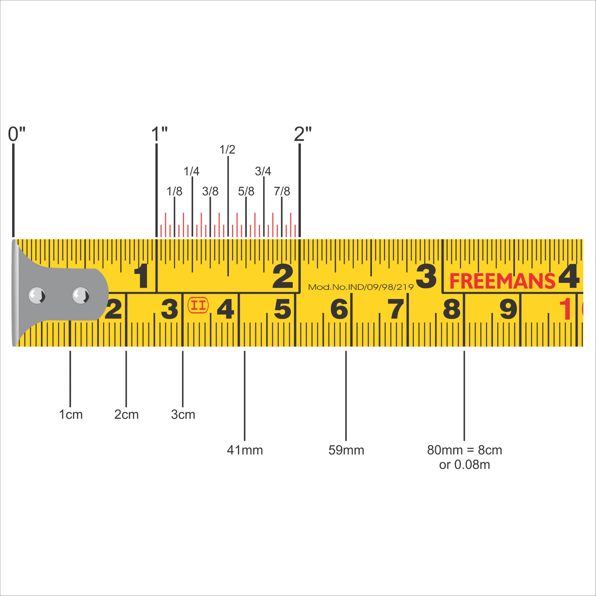 tape measure mm
